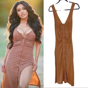 Orange Free people dress size small